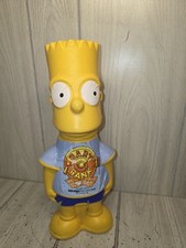 Vtg 1990 The Simpsons Bart Simpson Butterfinger Advertising Bank Blow Mold READ picture