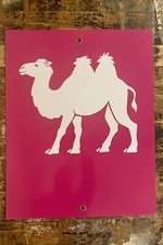 Authentic Retired Brookfield Zoo (Brookfield,Illinois) Camel Sign  picture