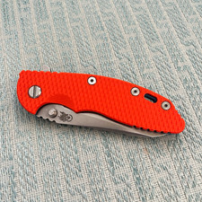 Hinderer XM-18 S45VN Pocketknife, Titanium/G-10, Frame Lock, Blue/Orange picture