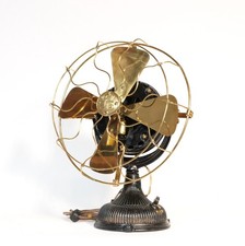 1903 GE 5-Speed Antique Trunnion Mount Pancake Fan * Excellent * Works Great picture