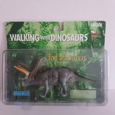 BBC Walking with Dinosaurs Torosaurus Figure Toyway 1999 - New & Sealed picture