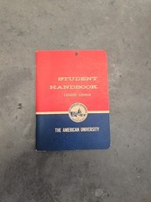 Vintage 1965-1966 American University Student Handbook Washington DC Ephemera  picture
