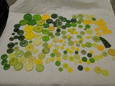 6.9 Oz. Green, Yellow, Chartreuse, Orange Buttons, Very Nice Colors, Many Sizes picture