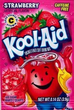 10 Strawberry Kool-Aid Packs picture