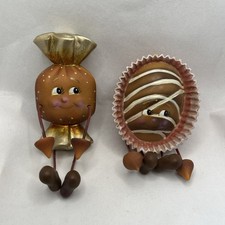 WMG Whimsical Shelf Sitters Figurines Sweet Treats Set of 2 picture