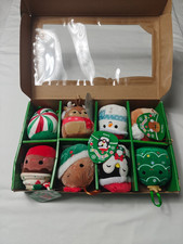 Original Squishmallows 8 Piece Ornament Set 4” picture