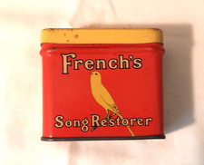 Vintage French's Song Restorer Advertising Container Empty. picture