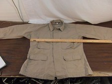 Adult Unisex Tru-Spec Tan Polyester Cotton Button Up Front Military Blouse 32994 picture