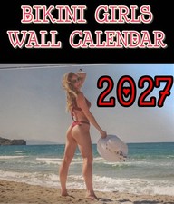 2027 BIKINI GIRLS  Wall Calendar                ING picture