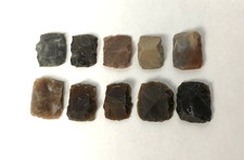 7/8 Inch Flints - 18th Century Style - 10 pieces picture