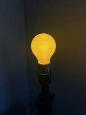4 VTG Westinghouse Light Bulb 6W 4 Yellow USA Both Work Circa 1940s picture