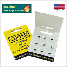 NEW Genuine Clipper Lighter Flints Flint -  1 Pack of 9 Flints - USA Shipper picture