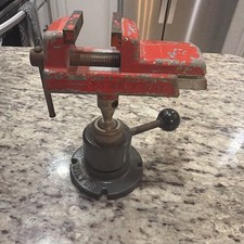 Vintage Wilton Baby Jaw Vise 1125-9 with Swivel Base 344 Pow R Arm picture