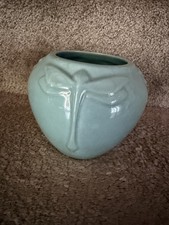 Van Briggle Pottery Dragonfly Vase blue/green EUC picture