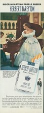 1952 Herbert Tareyton Cigarettes Chesbrough L Hall Gown Piano Vtg Print Ad C7 picture