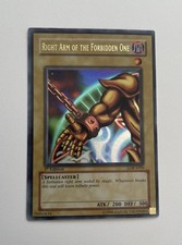 Yugioh Right Arm of the Forbidden LOB-E099 1st Edition Ultra Rare LP picture