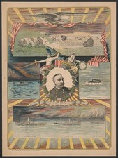 Photo:George Dewey 1899 Spanish-American War Print Portrait Ships US Navy picture