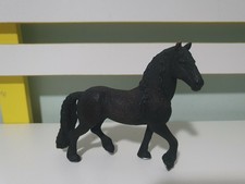 SCHLEICH 2009 Frisian Stallion BLACK MALE WITH BROWN FLECKS D-73527 picture