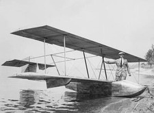 Glenn Curtiss , Considered A Pioneer Of Aviation In America, Here - Old Photo picture
