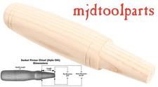 Hickory Socket Firmer Chisel Handle - Amish Turned - Style CHI - mjdtoolparts picture