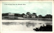 No. Falmouth Massachusetts MA Trout Pond J. H. Head c1900s-10s Vintage Postcard picture