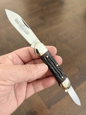 Vintage Queen Canoe Black Cherry Knife Model 70SM picture