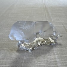 Goebel Germany Frosted Lion Figurine 4” Perfect Condition B9 picture