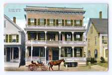1910. TILTON HOTEL. TILTON, NH. POSTCARD A1 picture