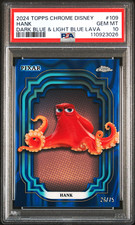 2024 Topps Chrome Disney Pixar #109 Hank Dark Blue & Light Blue Lava 26/75 picture