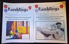 Ramblings Magazine Lot of 2 July/Aug 2001 Vol 9-10 Illustrated Ani Difranco  picture