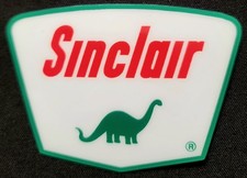 SINCLAIR STICKER “ORIGINAL DINOSAUR” 3 3/8 X 2 3/8“ GLOSSY THICK WATERPROOF USE  picture