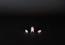Mini Porcelain 90's Era Pig And Piglets Small Figurine Set of 3 picture