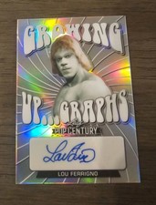 2022 Leaf Pop Century Silver Prismatic /20 Lou Ferrigno HULK Auto Autograph READ picture