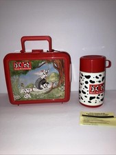 Vintage 1992 NEW DISNEY’S 101 DALMATIANS ALADDIN LUNCHBOX W/Thermos Never Used picture