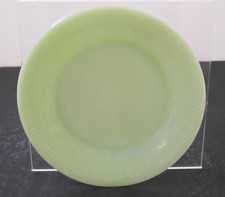 Vintage Anchor Hocking Fire King Jane Ray Jadeite Salad Plate c1945-63 7 3/4