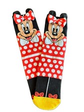 DISNEY PARKS MINNIE MOUSE BOW CHARACHTER DISNEYBOUND SOCKS ADULT NWOT OS picture