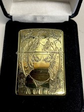 RARE Zippo Lights Armor 5-side rose girl in velvet Box NEW picture
