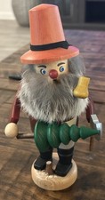 Erzgebirge Kaden Straco Lumber Jack Christmas Tree Smoker 9 inch picture