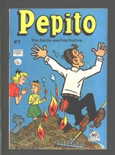 Pepito #2  1952  Mexican  copy Grade 7.5  fire on cover picture
