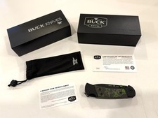 NEW IN BOX MARCH 2025 BUCK OF THE MONTH KNIFE TOXIC MOSS 112 RANGER SPORT picture