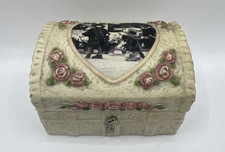 Vintage Enesco Kim Anderson 1998 Trinket Jewelry Box. picture