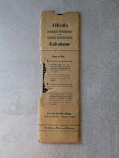 Vintage Allied’s Parallel-Resistance and Series-Capacitance Calculator picture