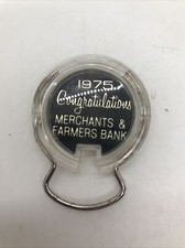1975 Merchants & Farmers Bank Keychain picture