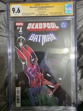 Marvel/DC Deadpool/Batman #1 Stegman Variant CGC 9.6 Signed Capullo picture