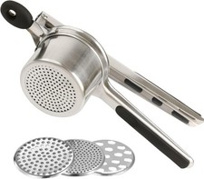 15oz Prensador de patatas grande de acero inoxidable de alta resistencia picture