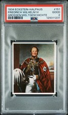 Friedrich Wilhelm IV - 1934 Eckstein-Halpaus Grossen Der Weltgeschichte  PSA 2 picture