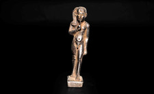 Khonsu Moon God Statue Ancient Egyptian Deity Sculpture Sacred Mythology BC picture