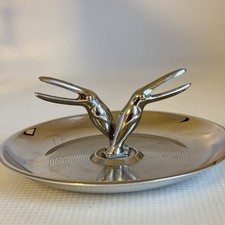 Vintage Hamilton Toucan Pelican Pincherette Chrome Ashtray MCM USA 1950s Kitschy picture