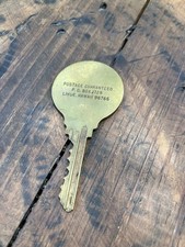 Vintage Kauai Surf Hotel Key Brass Room 554 Lihue Hawaii 1960s 1970s Tiki Era picture