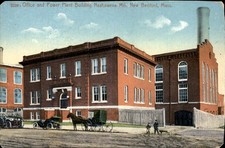 New Bedford MA Office and Power Plant Building c1900s-10s Vintage Postcard picture